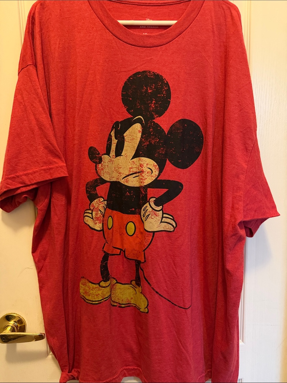 Men’s Mickey Mouse men’s t-shirt, size 4XL